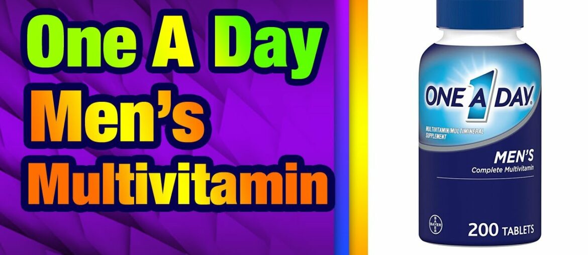 One A Day Men’s Multivitamin, Supplement with  Vitamin A, Vitamin C, Vitamin D, Vitamin E a
