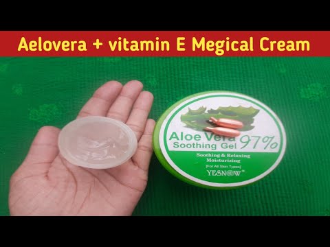 Get glowey and spotless skin in winter with Aelovera and vitamin E capsules||Muskan beauty hub.