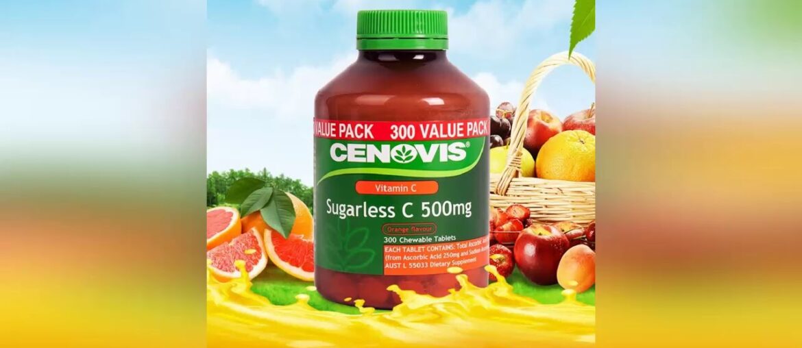 Best, Australia Cenovis Sugarless Vitamin C VC 500mg Tablets COLD IMMUNITY Men Women Health and Wel