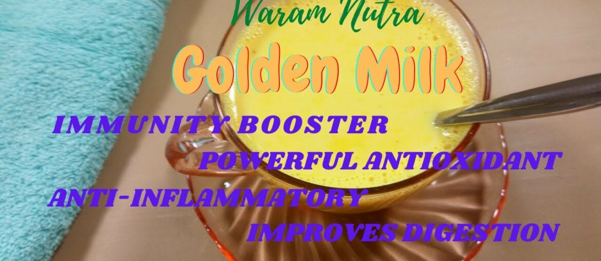 how to make Golden milk? | immunity booster drink | Benefits of turmeric milk