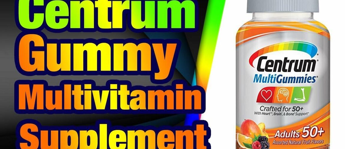 Centrum MultiGummies Gummy Multivitamin for Adults 50 Plus, Multivitamin/Multimineral Supp