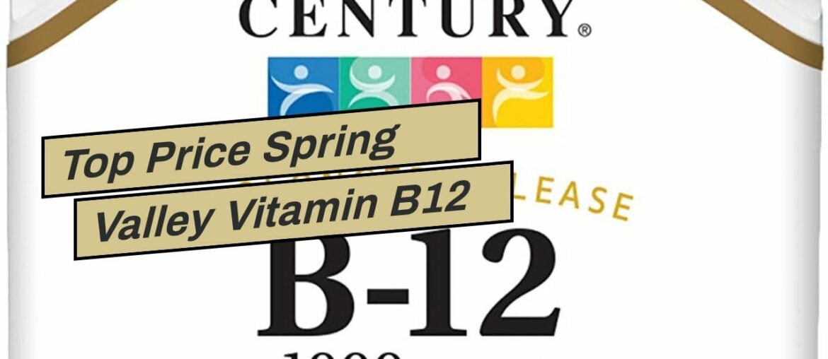 Top Price Spring Valley Vitamin B12 Timed Release Tablets, 1000 mcg, 150 Count (Pack of 2, 300...