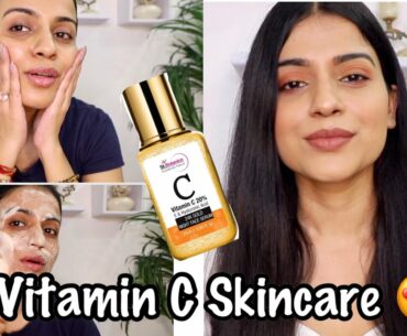 VITAMIN C SKINCARE ROUTINE | St Botanica Vitamin C Serum 24k Gold & Vitamin C Facewash