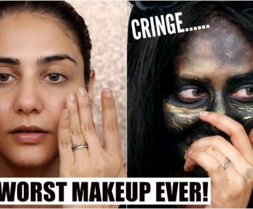 HALLOWEEN MAKEUP GONE WRONG! CRINGEEE ALERT | SIMMY GORAYA