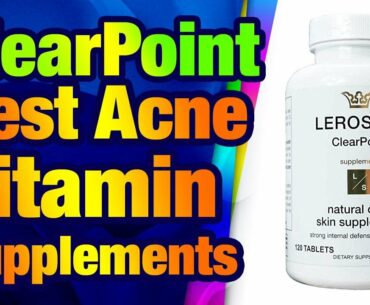 ClearPoint Best Acne Vitamin Supplements for  Teens & Adults | Clears Hormonal & Cystic Acn