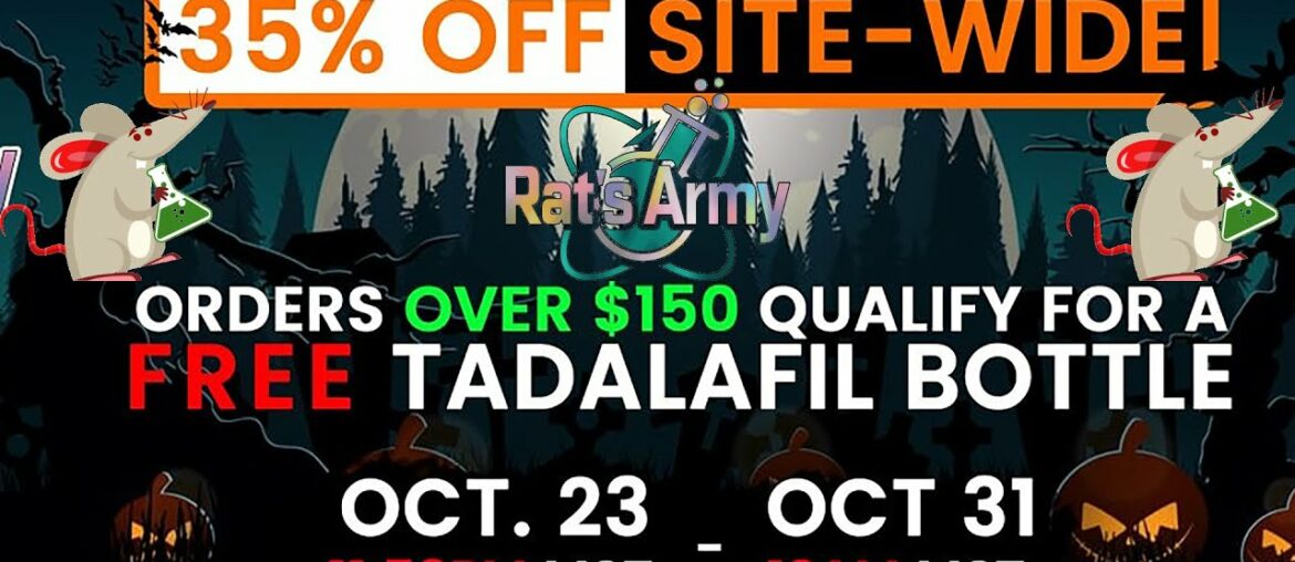 Huge SARMS Sale! Rats Army 35% Off! Free Tadalafil!!! Ends Soon!