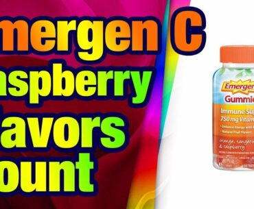 Emergen-C 750mg Vitamin C Gummies for Adults, Immunity Gummies with B Vitamins, Gluten Fre