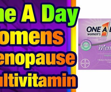 One A Day Women's Menopause Multivitamin with Vitamin A, Vitamin C, Vitamin D, Vitamin E a