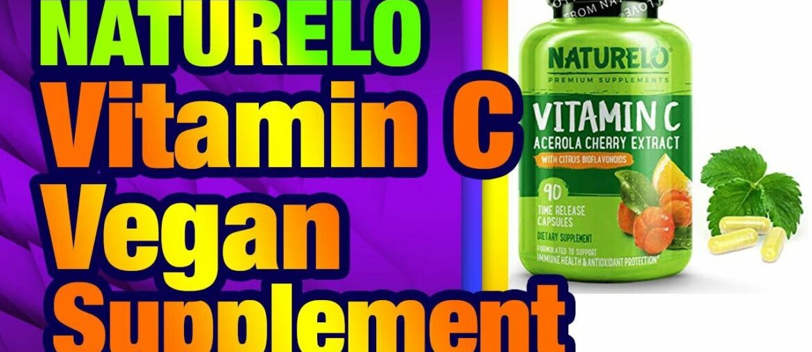 NATURELO Vitamin C with Organic Acerola Cherry  and Natural Citrus Bioflavonoids - Whole Fo