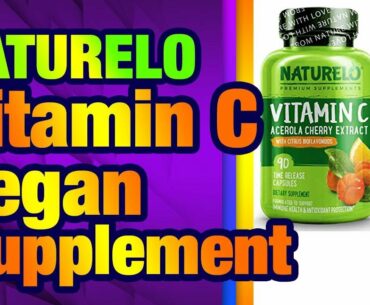 NATURELO Vitamin C with Organic Acerola Cherry  and Natural Citrus Bioflavonoids - Whole Fo