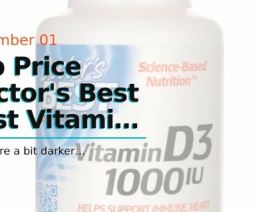 Best Price Doctor's Best Best Vitamin D3 1000 IU, Softgel Capsules, 180-Count