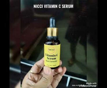 Nicci vitamin c serum