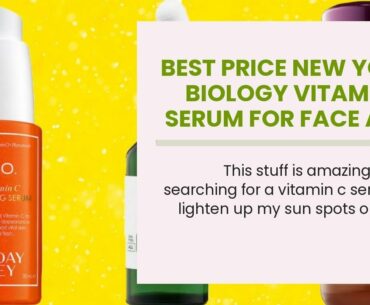 Discount Price New York Biology Vitamin C Serum for Face and Eye Area - Highest Professional Gr...