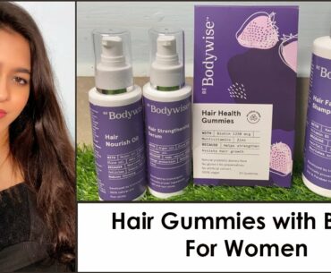 Hair Gummies with Biotin for Women | Bodywise Women's Hair Health Gummies