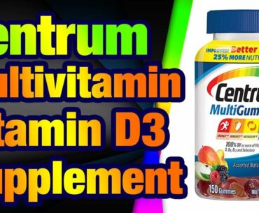 Centrum MultiGummies Gummy Multivitamin for Men, Multivitamin/Multimineral Supplement with