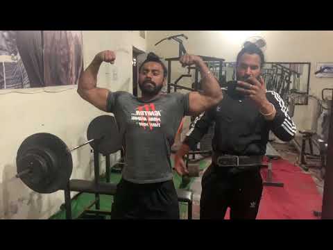 #Anavar protein Big #Biceps muscle posing Navdeep maan #original protein shop 9781405653