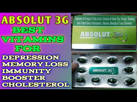 Absolut 3G Capsule full review in Hindi | Immunity booster | Sexual Problem | Memory Loss|| LDL ||