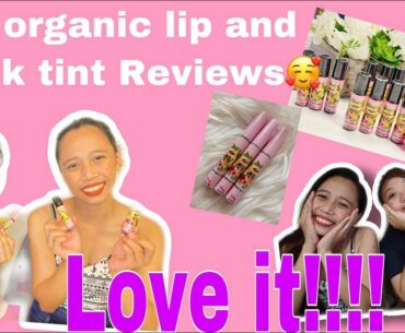 MV ORGANIC LIP AND CHEEK TINT REVIEW!! ORGANIC WITH VITAMIN E