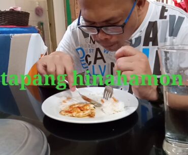 attention boy tapang breakfast mukbang challenge...