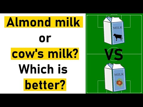 Almond Milk VS Cow's Milk (Nutrition Facts/Natural Health Tips)