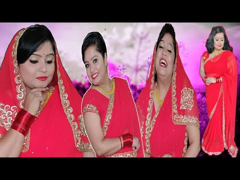 Karwa Chauth Makeup Look 2020 ! Red Sari Makeup Look ! Jwellery With Sari ! Royal & Beautiful Look !