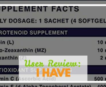 User Review: MacuHealth PLUS+ Eye Vitamins Supplement for Adults (90 Days Supply) AREDS2 Based...