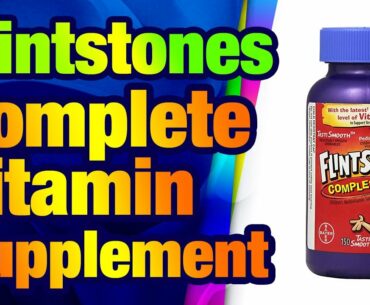 Flintstones Complete Chewables Children’s Multivitamins, Kids Vitamin Supplement with Vita