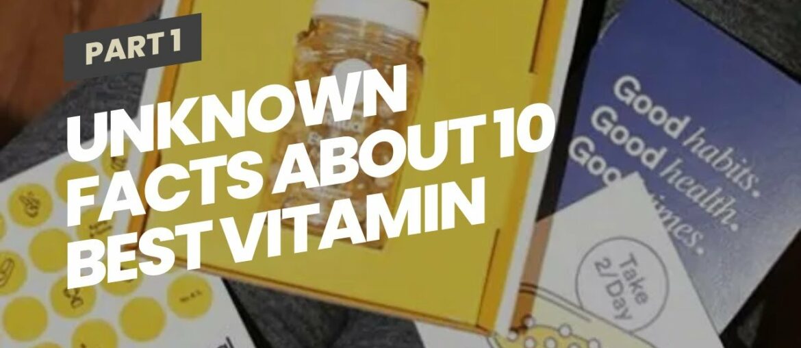 Unknown Facts About 10 Best Vitamin And Supplement Brands - Rank & Style