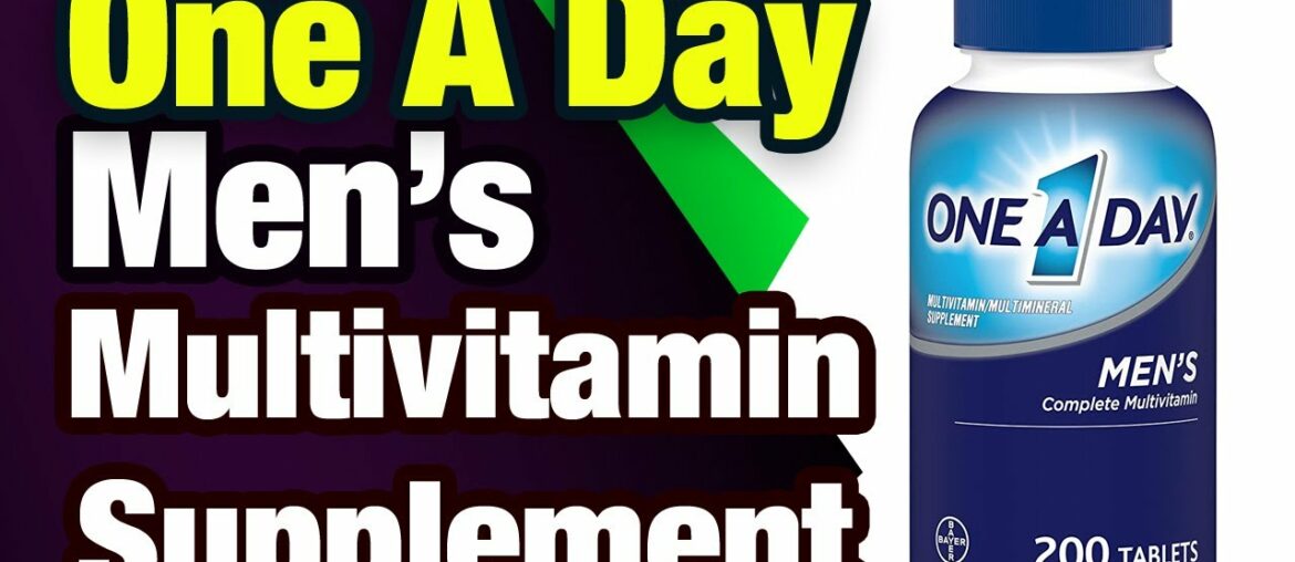 One A Day Men’s Multivitamin, Supplement with Vitamin A, Vitamin C, Vitamin D, Vitamin E a