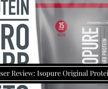 User Review: Isopure Original Protein Powder, Vitamin C and Zinc for Immune Support, 100% Whey...