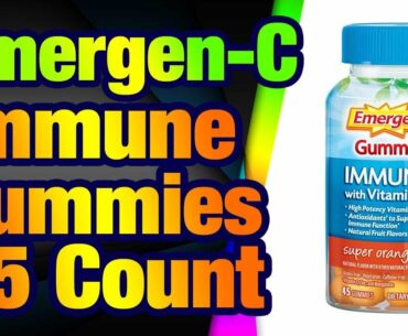 Emergen-C Immune+ Immune Gummies, Vitamin D plus 750 mg Vitamin C, Immune Support Dietary