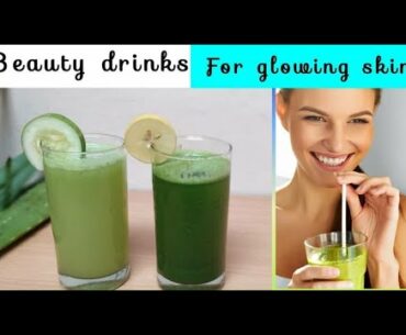 GREEN BEAUTY DRINK - acne , pimples ,skin whitening, glowing and clear skin.|Nature's Beauty Book|