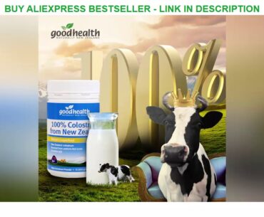 Best, NewZealand GOOD HEALTH 100%Pure Colostrum Powder Protein Vitamins Minerals IgG antibody Diges