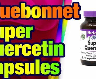 Bluebonnet BB-553 Nutrition Super Quercetin Vegetable Capsules, Vitamin C Formula, Best fo