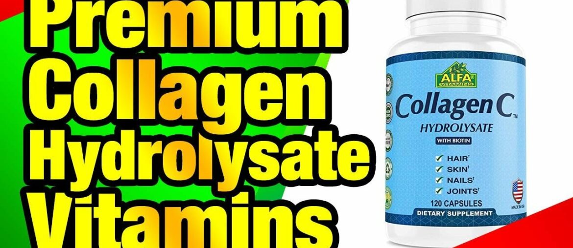 Premium Collagen Hydrolysate By Alfa Vitamins - Anti-Aging Nutritional Supplement Rich In