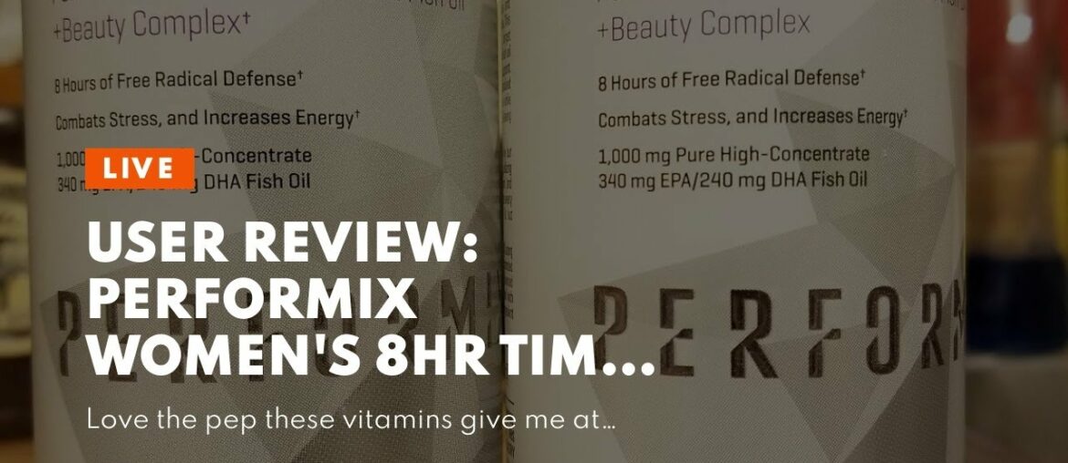 User Review: Performix Women's 8HR Time-Release Multivitamin with Fish Oil + Beauty Complex, 60...