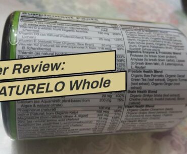 User Review: NATURELO Whole Food Multivitamin for Men - Natural Vitamins, Minerals, Antioxidant...