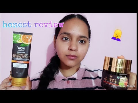 wow vitamin c face wash + cream | honest review| hindi #girlzboss