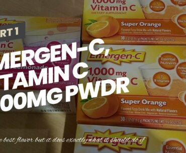 Emergen-C, Vitamin C 1000mg Pwdr Sup Orange, 30 Ct