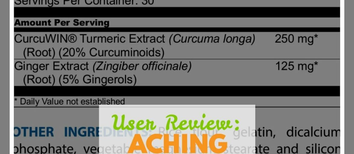 User Review: BioTrust Ageless Body Anti-Aging Supplement with Turmeric Curcumin Extract, CurcuW...