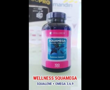 WELLNESS SQUAMEGA Squalene + Omega 3,6,9