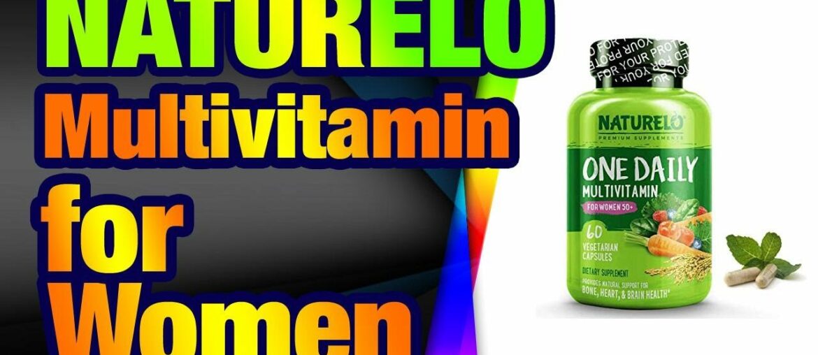 NATURELO One Daily Multivitamin for Women 50+ (Iron Free) - Natural Menopause Support - Be
