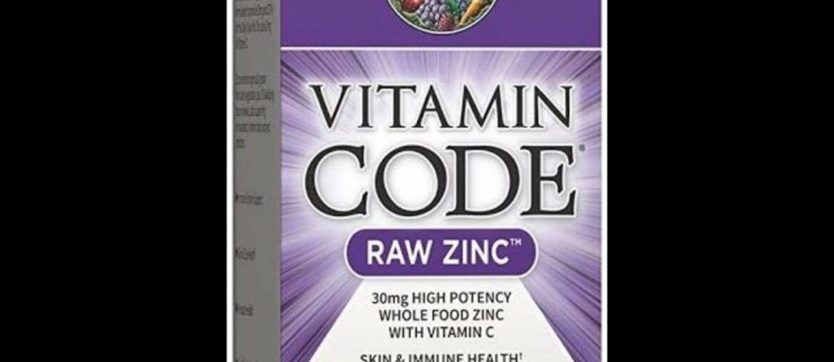 Garden of Life Vitamin Code Raw Zinc 30mg Whole Food Zinc Supplement + Vitamin C- Reviews