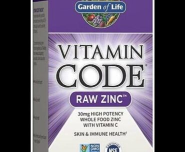 Garden of Life Vitamin Code Raw Zinc 30mg Whole Food Zinc Supplement + Vitamin C- Reviews