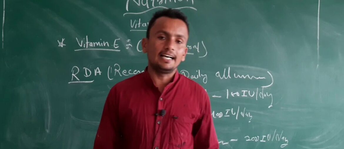 LECTURE 2nd | NUTRITION | VITAMINS | BY  KAILASH SIR |