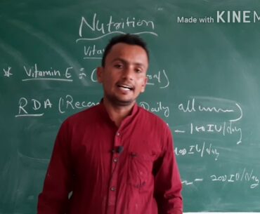 LECTURE 2nd | NUTRITION | VITAMINS | BY  KAILASH SIR |