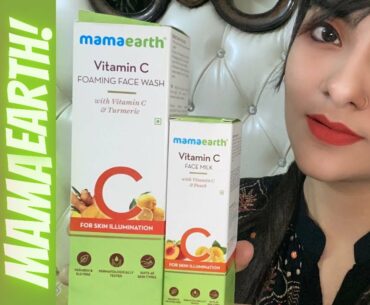 Mamaearth Vitamin C Foaming Facewash and Vitamin C Face Milk Review & Demo| 20% OFF | Kajal Sanjeev