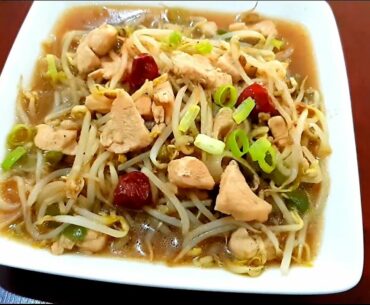 Mung Bean Sprout with Chicken