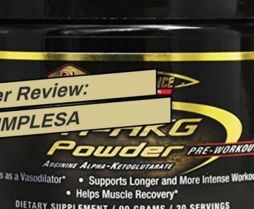 User Review: SIMPLESA NUTRITION - AKG+, Alpha Ketoglutaric Acid Plus Caprylic Acid, Improves Mu...