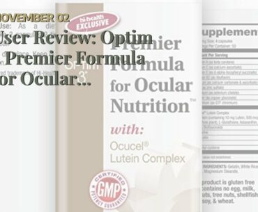 User Review: Optim 3 Premier Formula for Ocular Nutrition, The Original Paul Harvey Eye Vitamin...